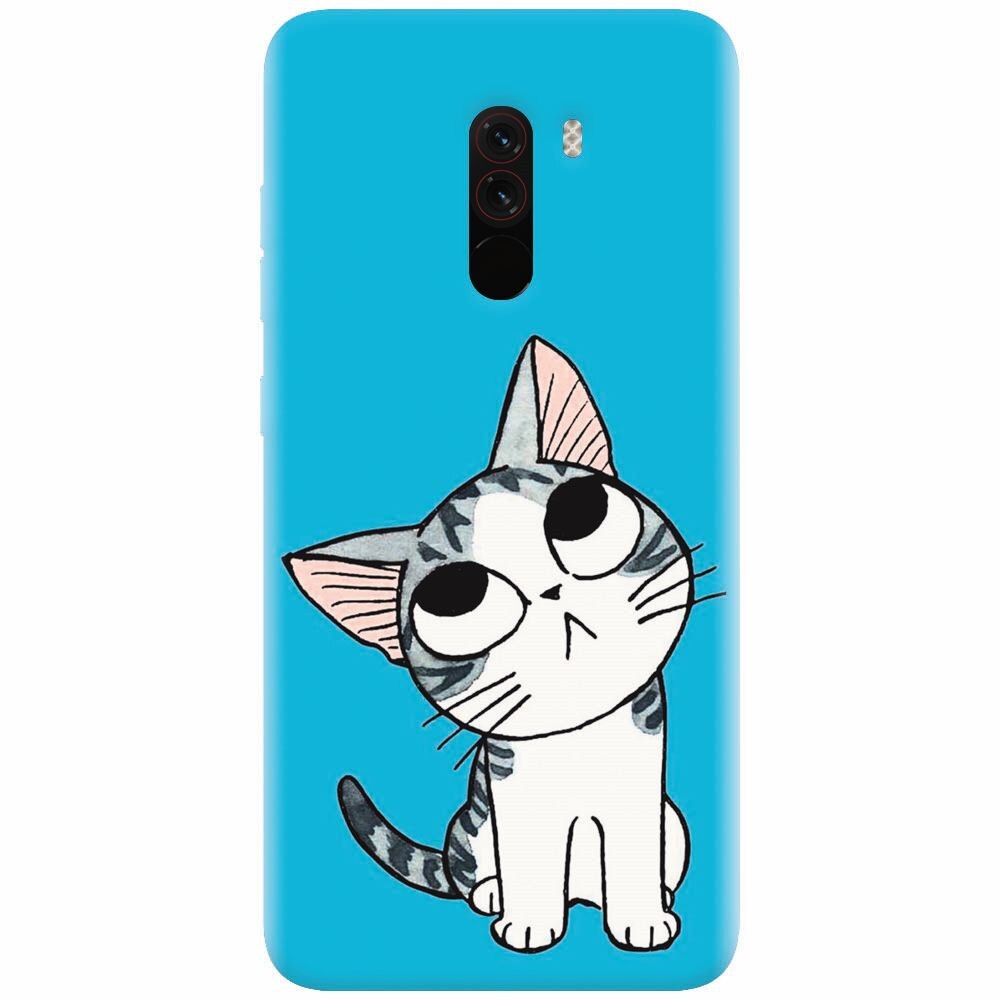 Husa silicon pentru Xiaomi Pocophone F1, Cat Lovely Cartoon
