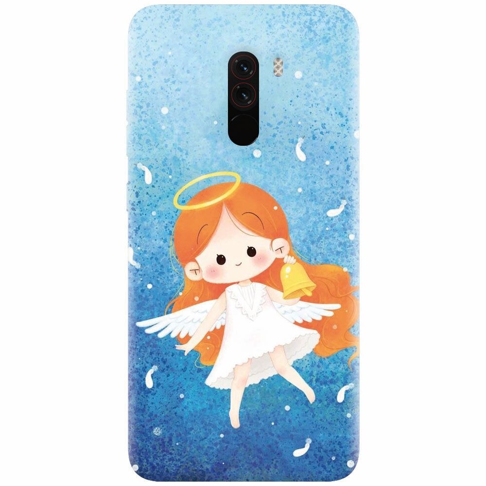 Husa silicon pentru Xiaomi Pocophone F1, Cute Angel