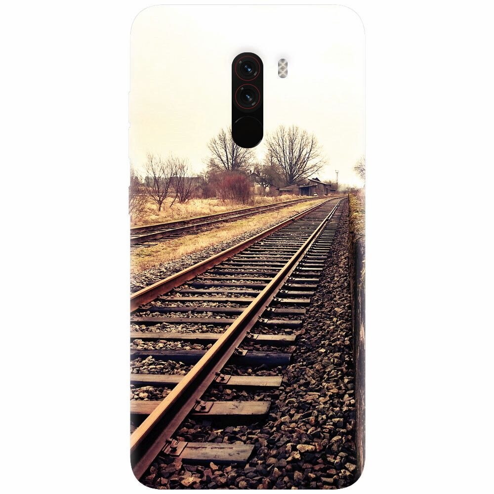 Husa silicon pentru Xiaomi Pocophone F1, Railroad