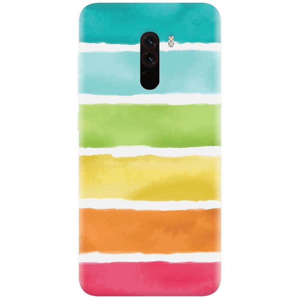 Husa silicon pentru Xiaomi Pocophone F1, Watercolors
