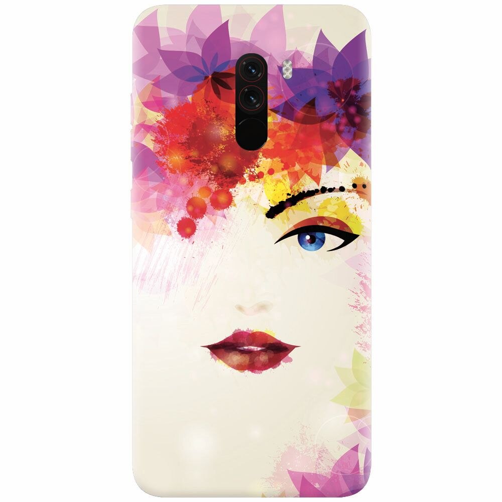 Husa silicon pentru Xiaomi Pocophone F1, Pretty Face