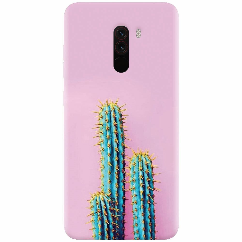 Husa silicon pentru Xiaomi Pocophone F1, Cactus 102