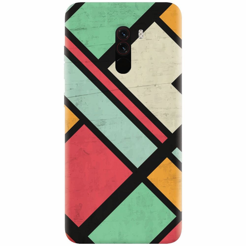 Husa silicon pentru Xiaomi Pocophone F1, Retro Grunge