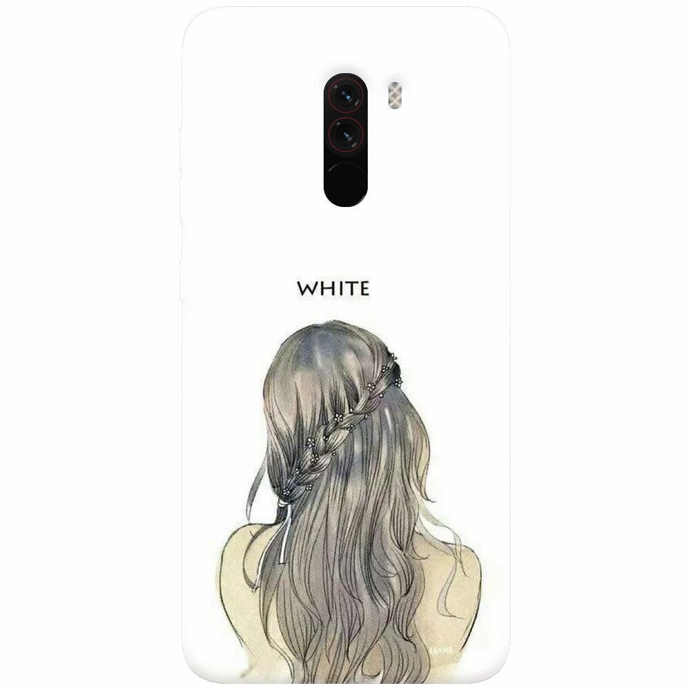 Husa silicon pentru Xiaomi Pocophone F1, White