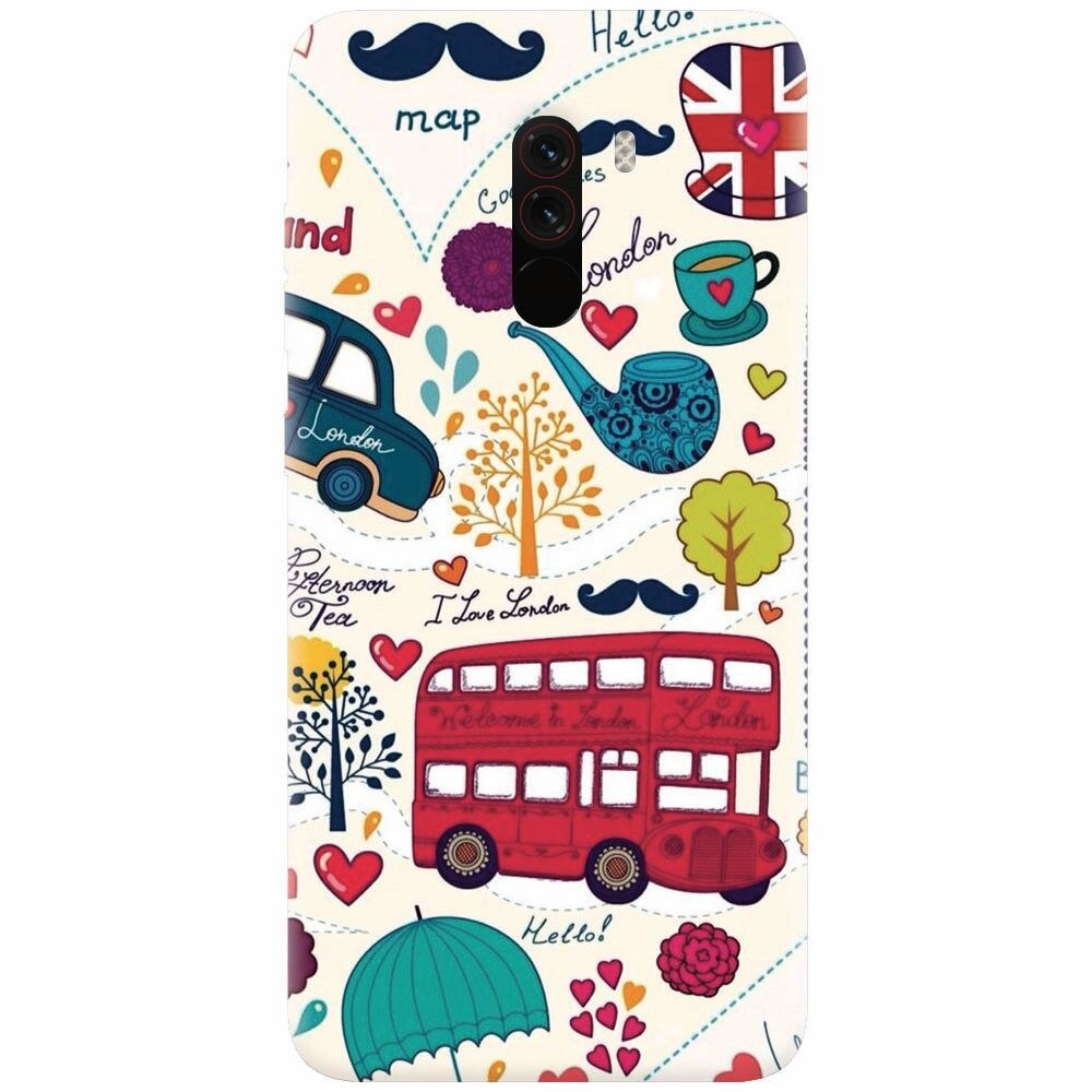 Husa silicon pentru Xiaomi Pocophone F1, Welcome In London