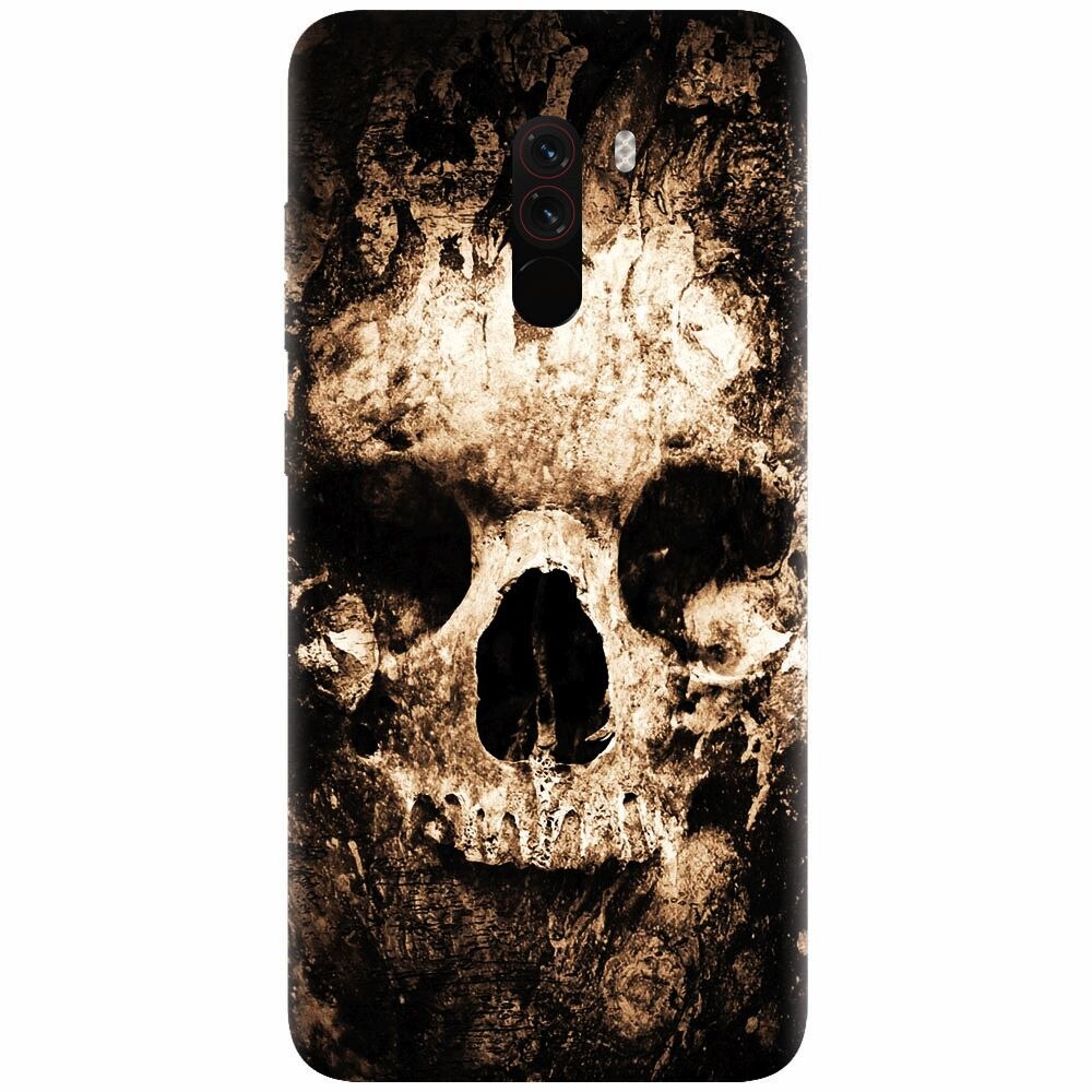 Husa silicon pentru Xiaomi Pocophone F1, Zombie Skull
