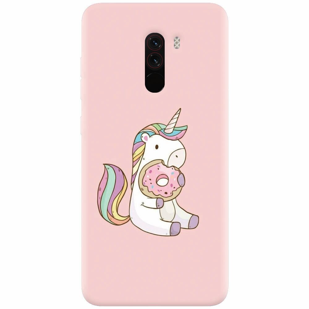 Husa silicon pentru Xiaomi Pocophone F1, Unicorn Donuts