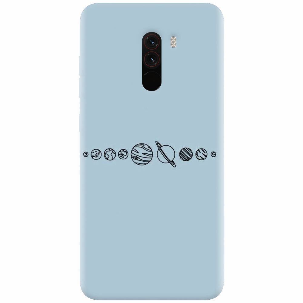 Husa silicon pentru Xiaomi Pocophone F1, Planets