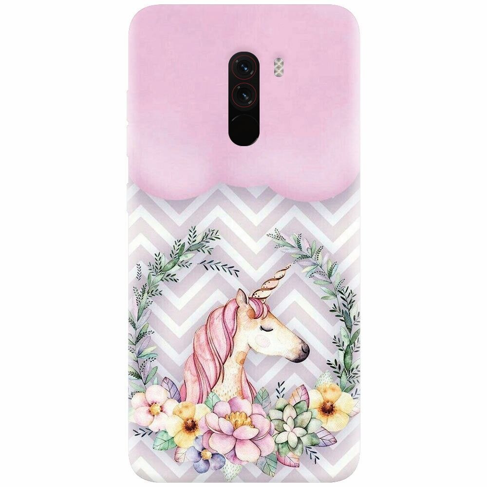 Husa silicon pentru Xiaomi Pocophone F1, Aesthetic Unicorn