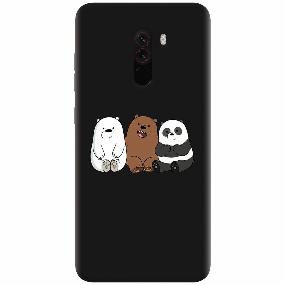 Husa silicon pentru Xiaomi Pocophone F1, Bears