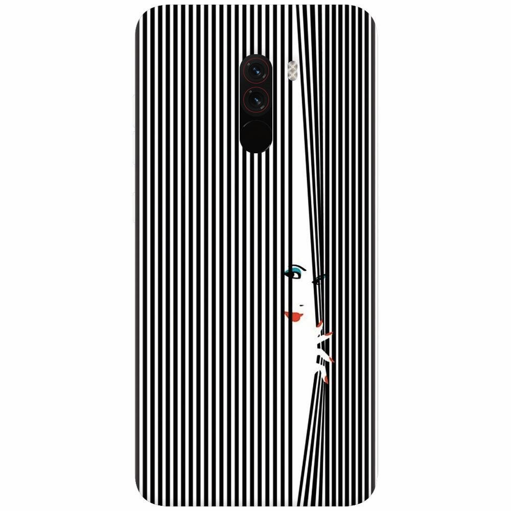 Husa silicon pentru Xiaomi Pocophone F1, Stripe