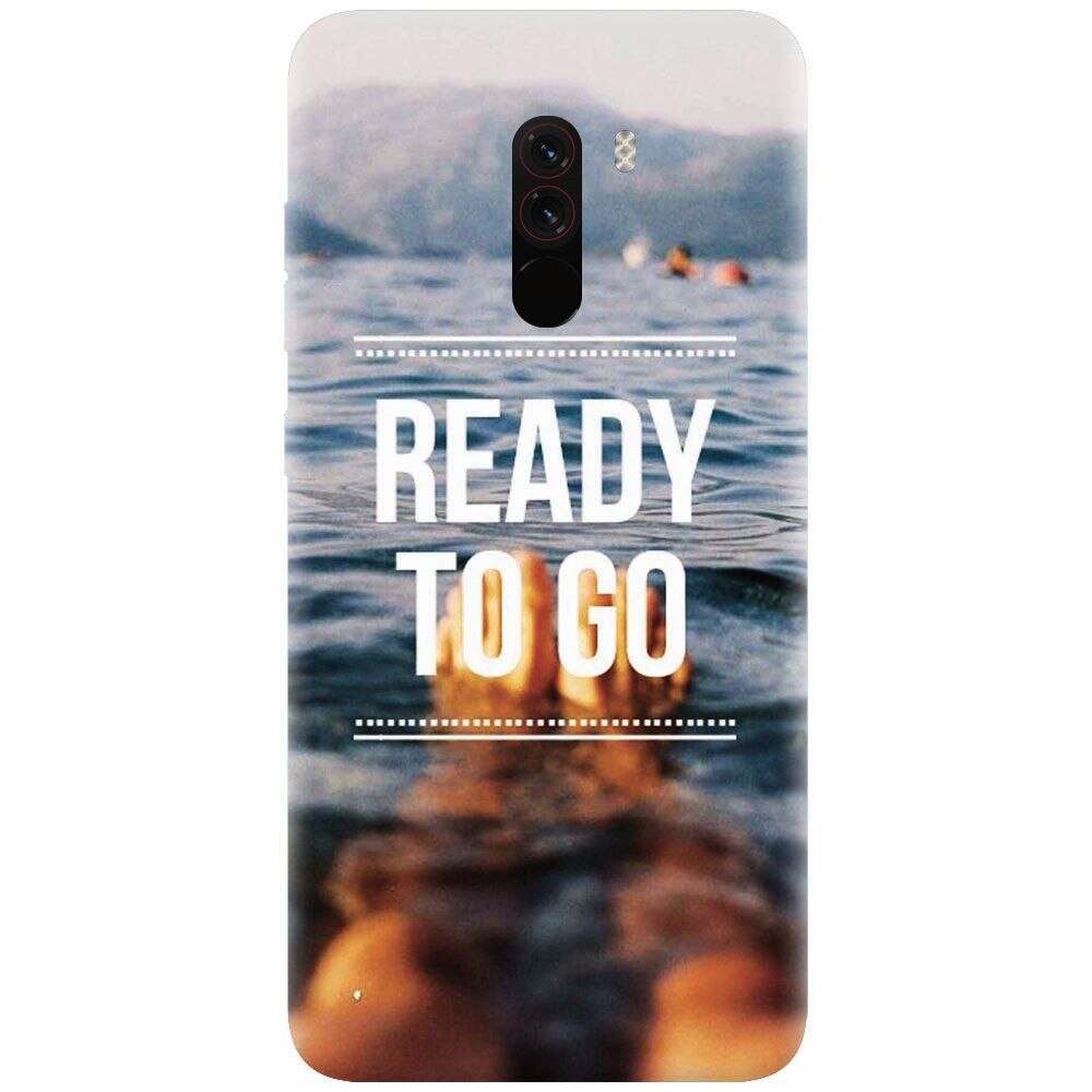 Husa silicon pentru Xiaomi Pocophone F1, Ready To Go Swimming