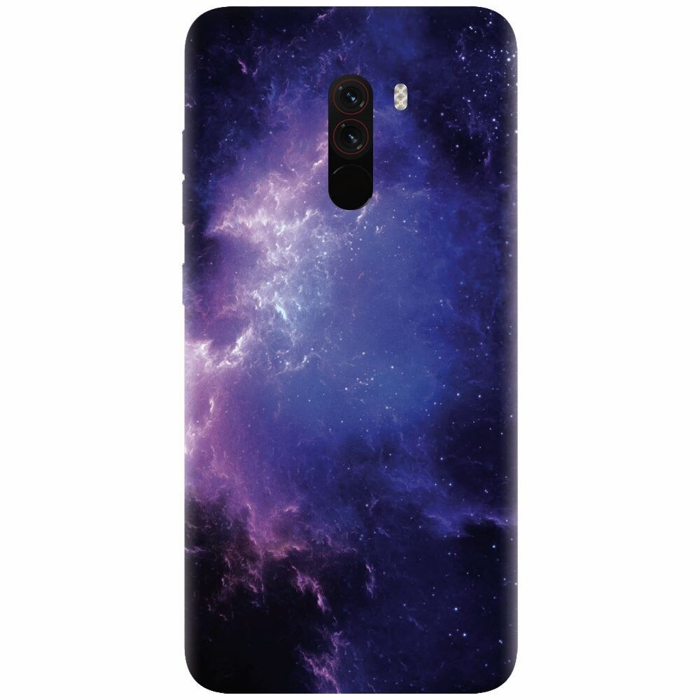 Husa silicon pentru Xiaomi Pocophone F1, Purple Space Nebula