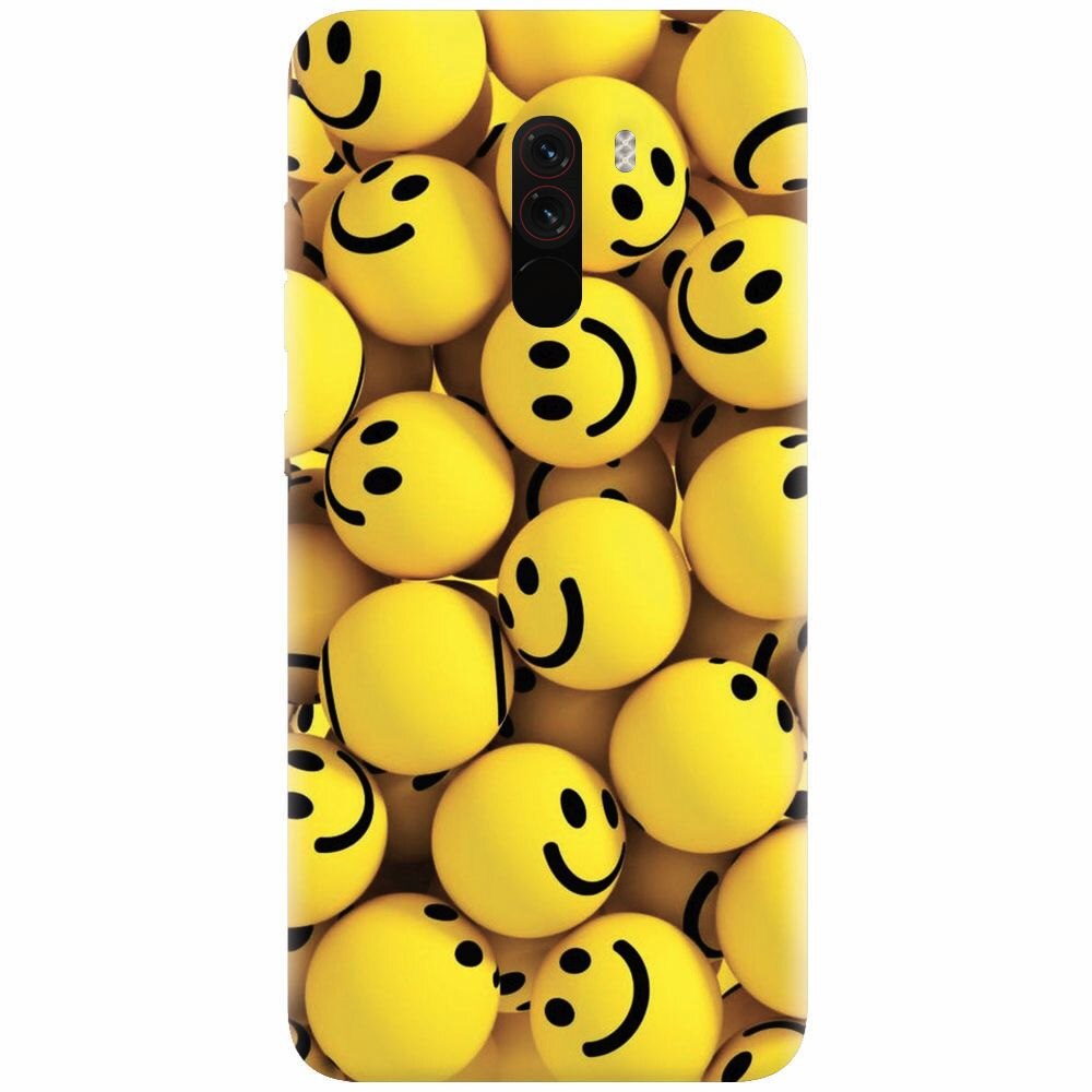 Husa silicon pentru Xiaomi Pocophone F1, Smiles 002