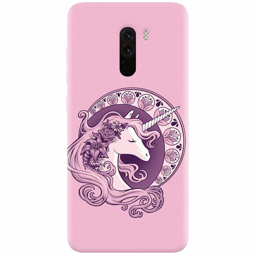 Husa silicon pentru Xiaomi Pocophone F1, Purple Unicorn