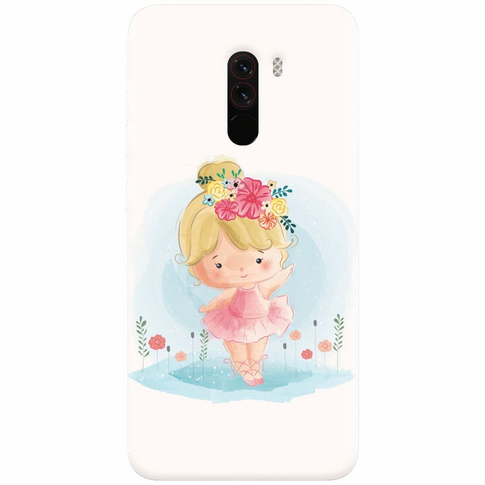 Husa silicon pentru Xiaomi Pocophone F1, Balerina