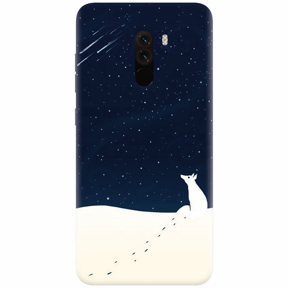 Husa silicon pentru Xiaomi Pocophone F1, Winter Night
