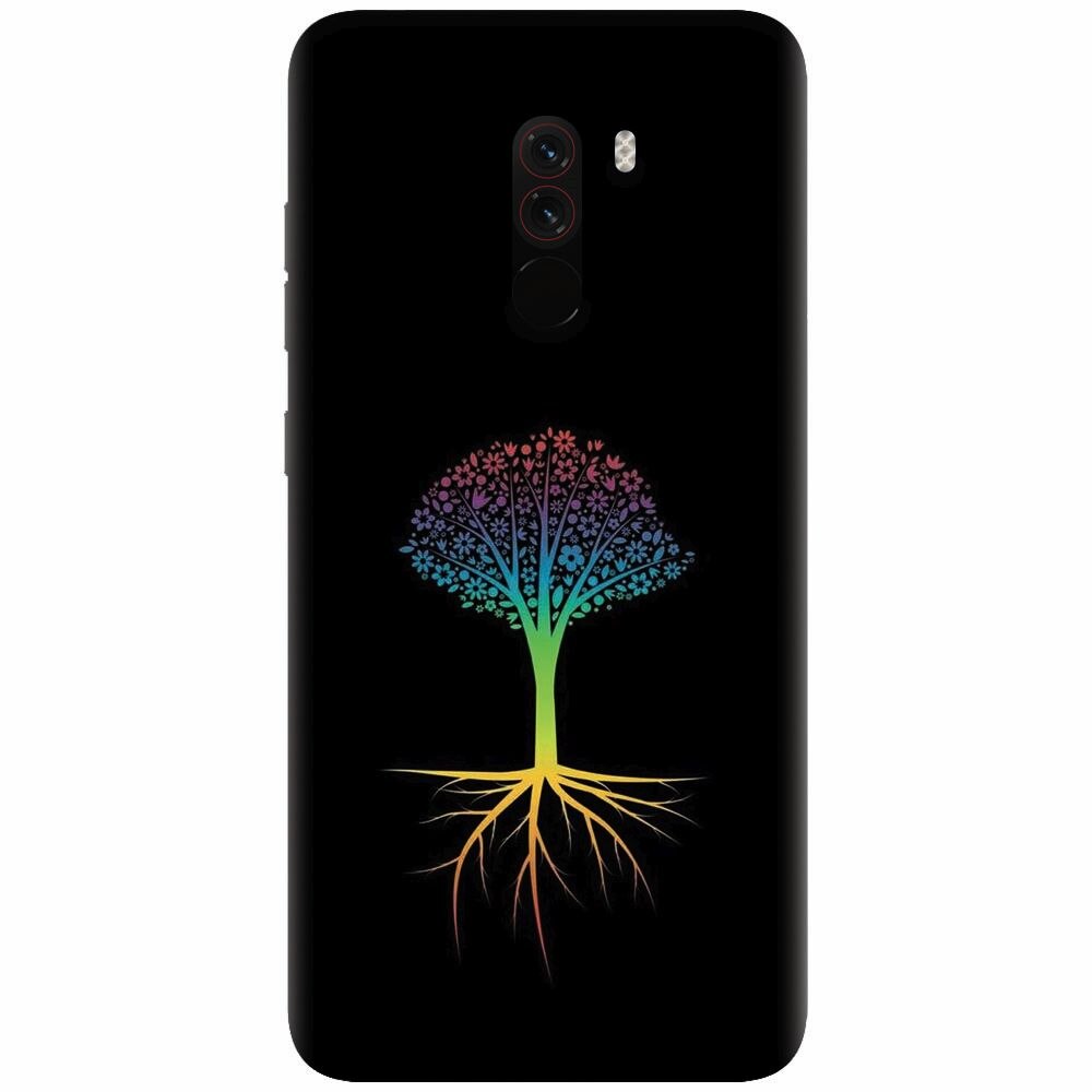 Husa silicon pentru Xiaomi Pocophone F1, Tree 001