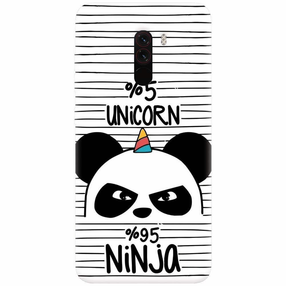 Husa silicon pentru Xiaomi Pocophone F1, Unicorn Ninja