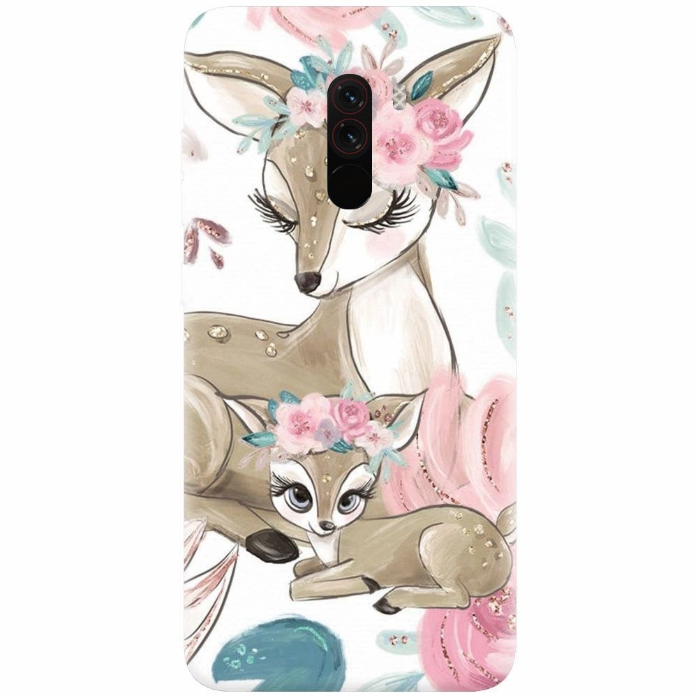 Husa silicon pentru Xiaomi Pocophone F1, Deers