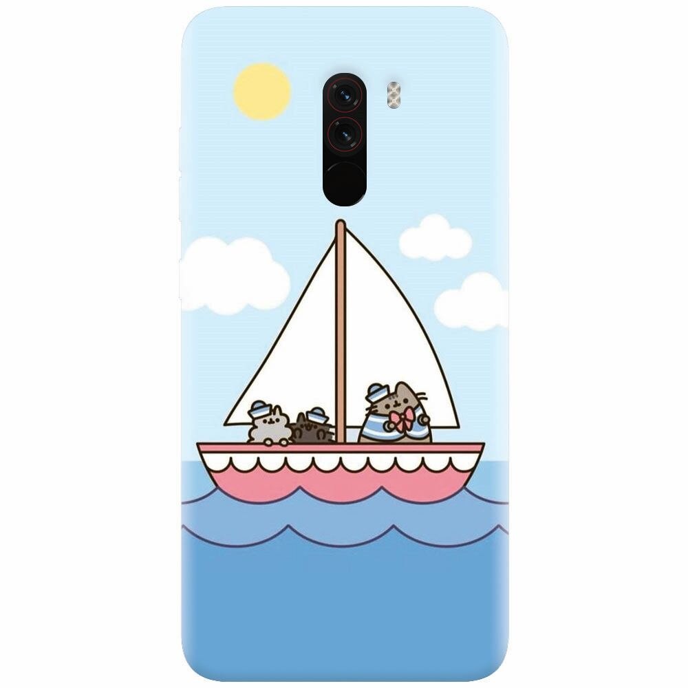 Husa silicon pentru Xiaomi Pocophone F1, Happy Sailors