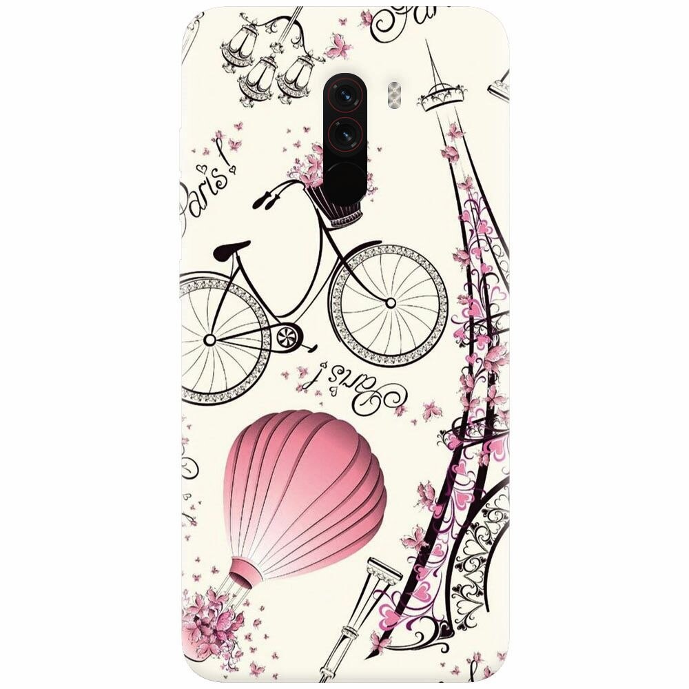 Husa silicon pentru Xiaomi Pocophone F1, Paris