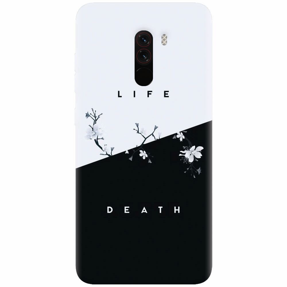 Husa silicon pentru Xiaomi Pocophone F1, Life Vs Death