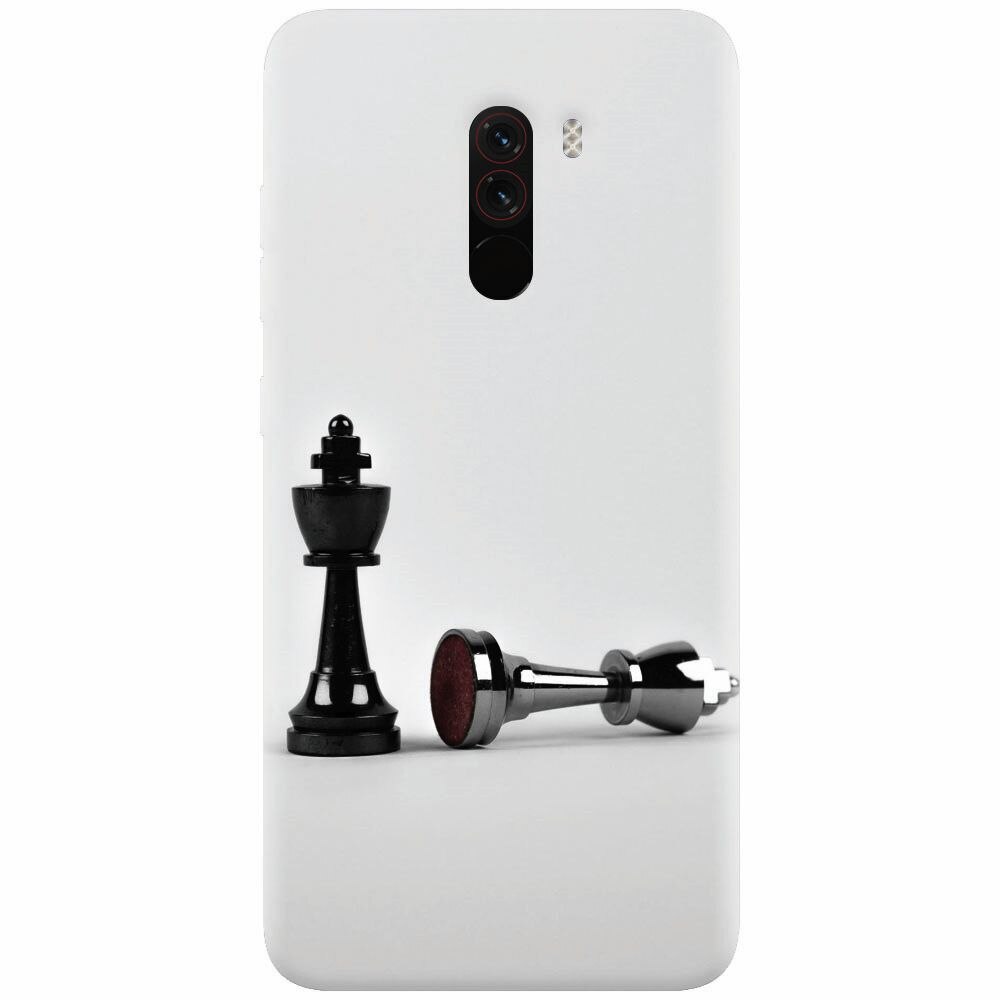 Husa silicon pentru Xiaomi Pocophone F1, Chess