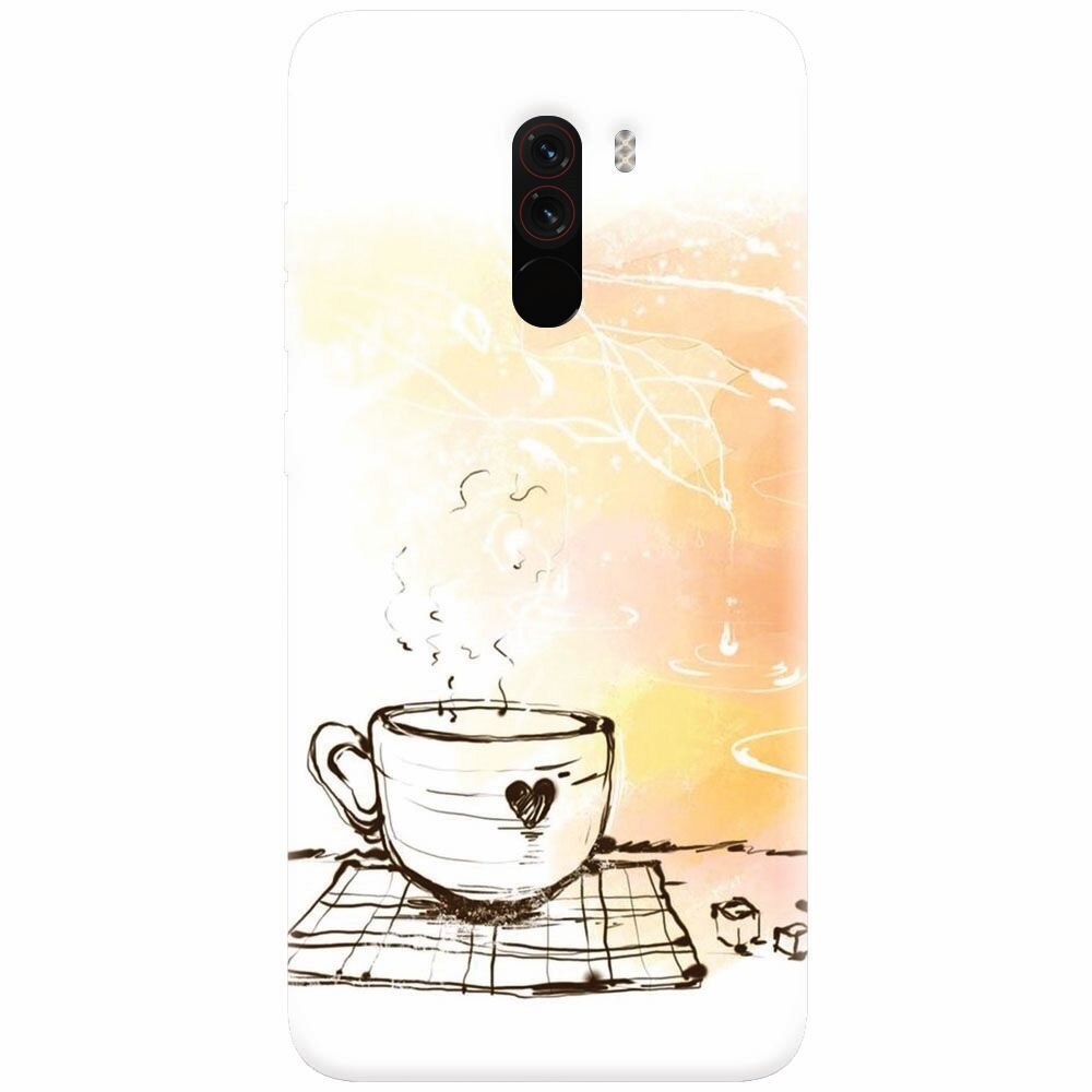 Husa silicon pentru Xiaomi Pocophone F1, Coffe Love