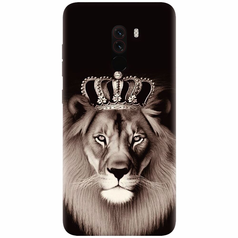 Husa silicon pentru Xiaomi Pocophone F1, Lion King