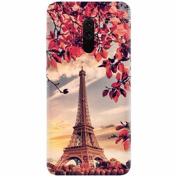 Husa silicon pentru Xiaomi Pocophone F1, Eifel Tower Husa silicon pentru Xiaomi Pocophone F1, Eifel Tower
