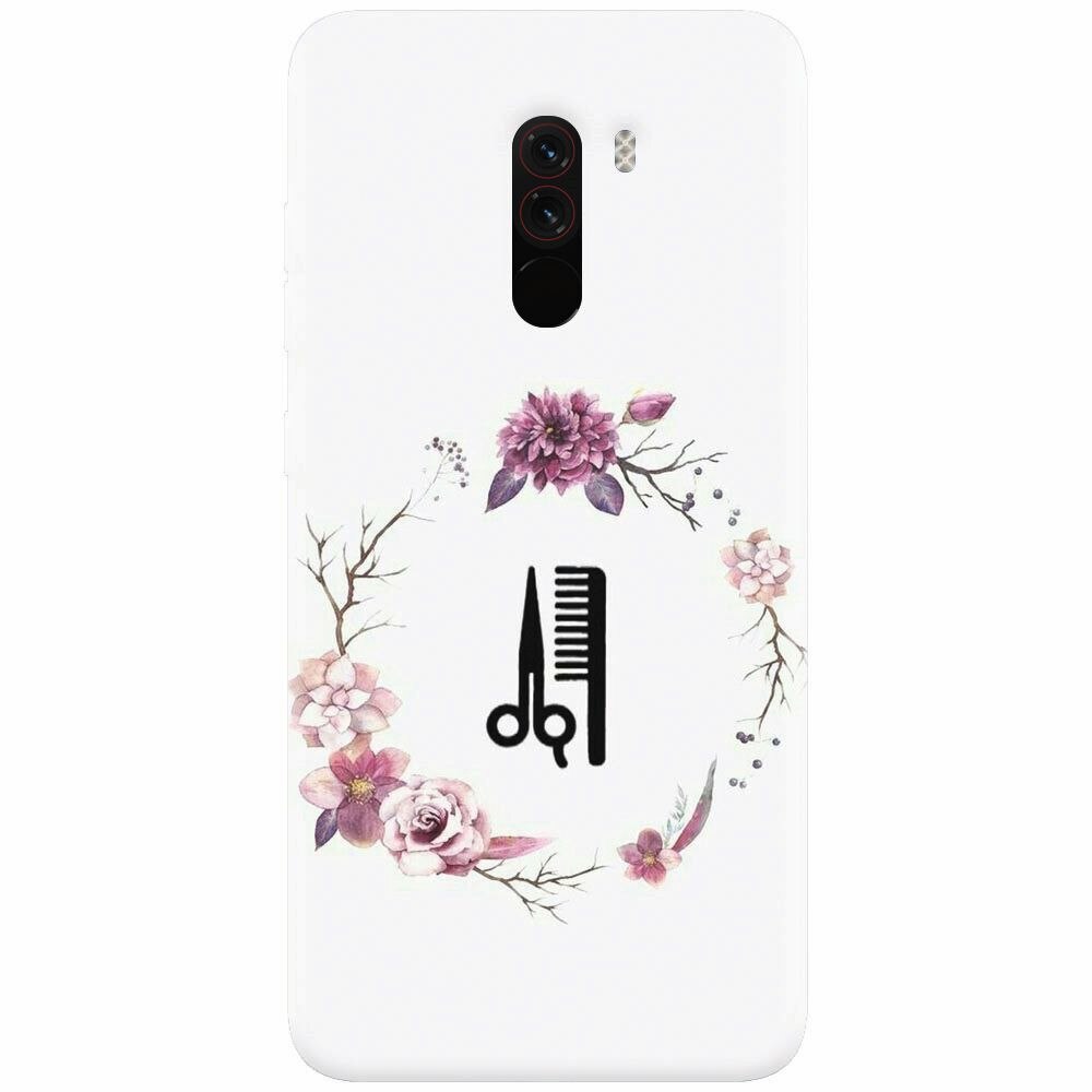 Husa silicon pentru Xiaomi Pocophone F1, Icon Barber