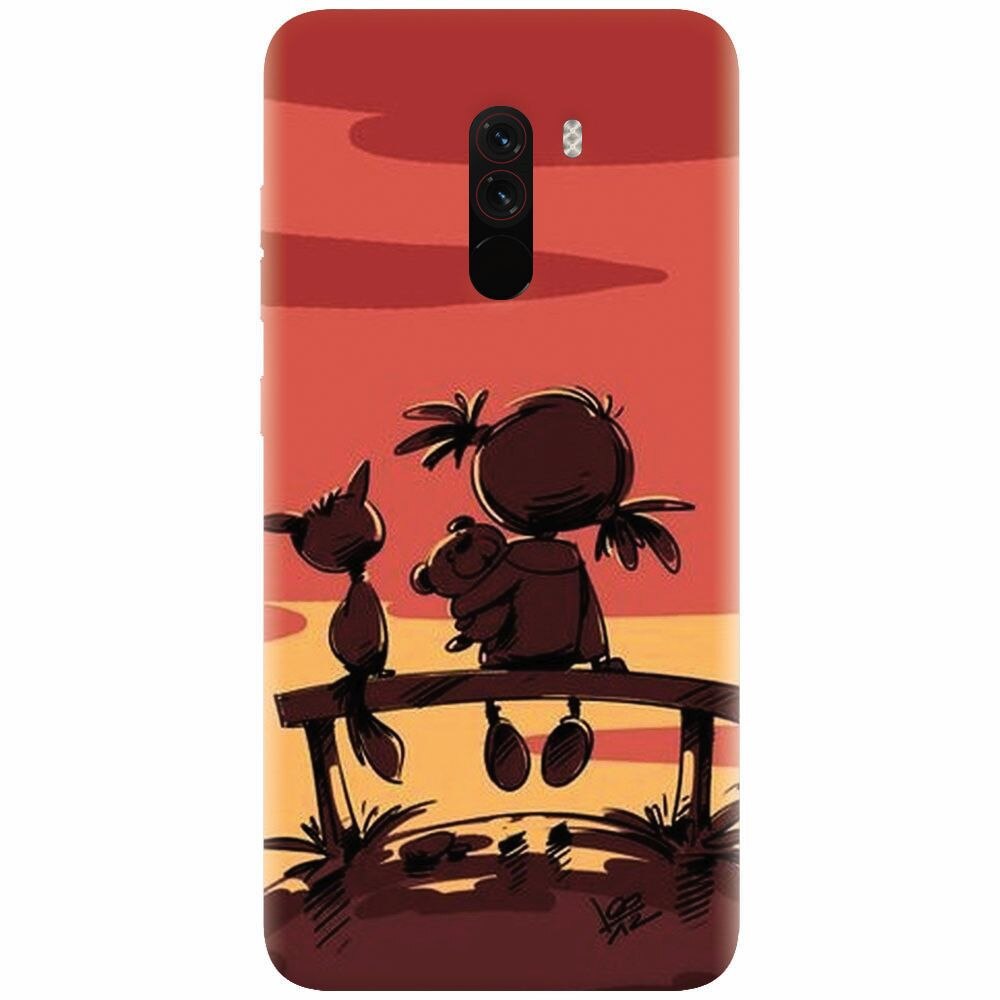 Husa silicon pentru Xiaomi Pocophone F1, Lovely Sunsets
