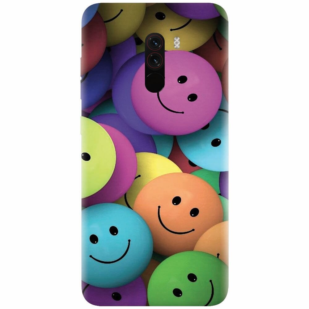 Husa silicon pentru Xiaomi Pocophone F1, Smiles