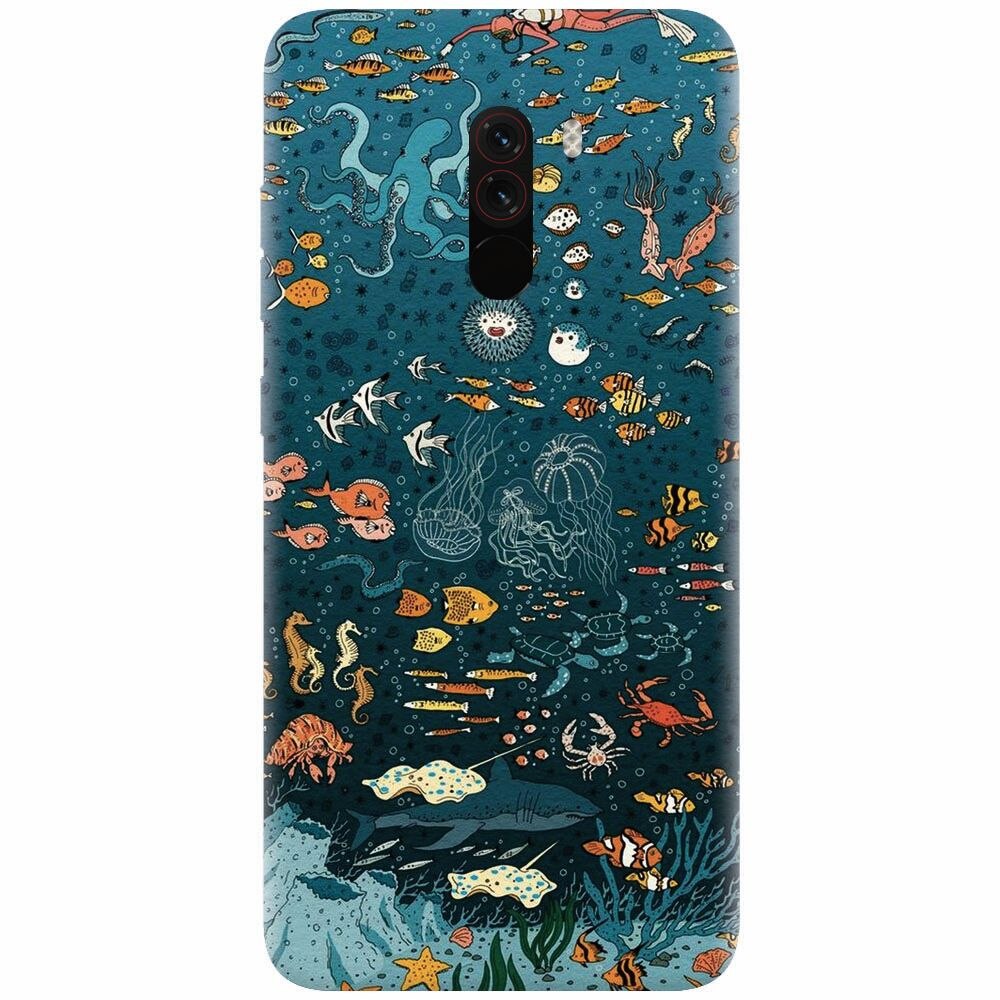 Husa silicon pentru Xiaomi Pocophone F1, Under The Sea