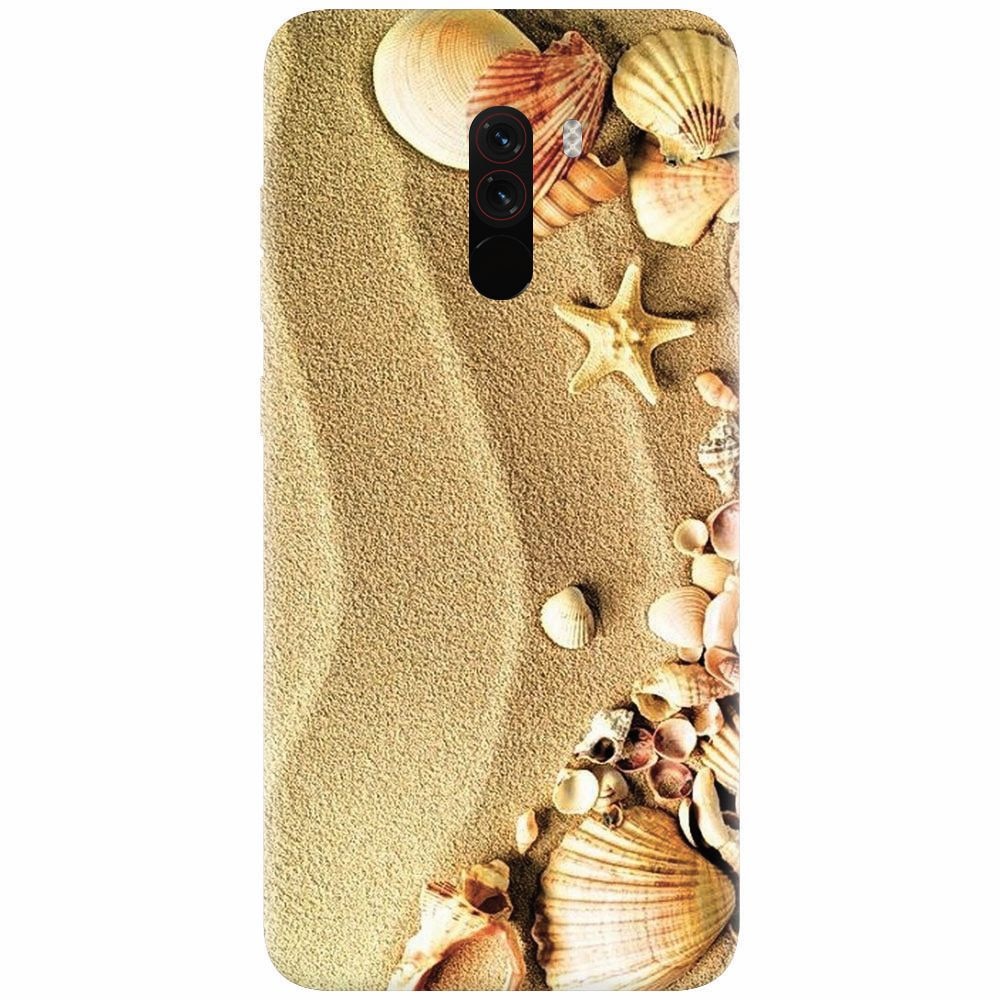 Husa silicon pentru Xiaomi Pocophone F1, Beach Sand Gold