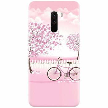 Husa silicon pentru Xiaomi Pocophone F1, Pink Spring Husa silicon pentru Xiaomi Pocophone F1, Pink Spring