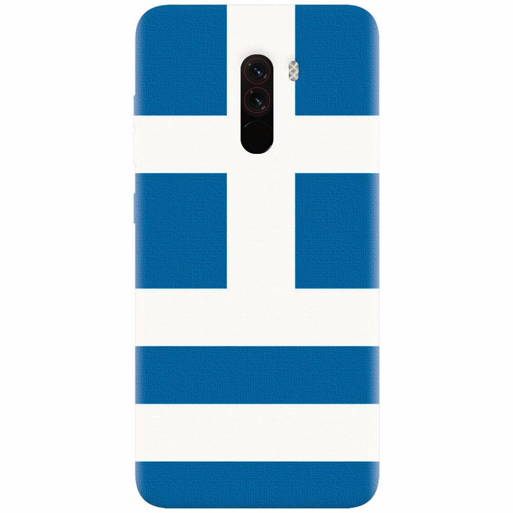 Husa silicon pentru Xiaomi Pocophone F1, Greece Flag