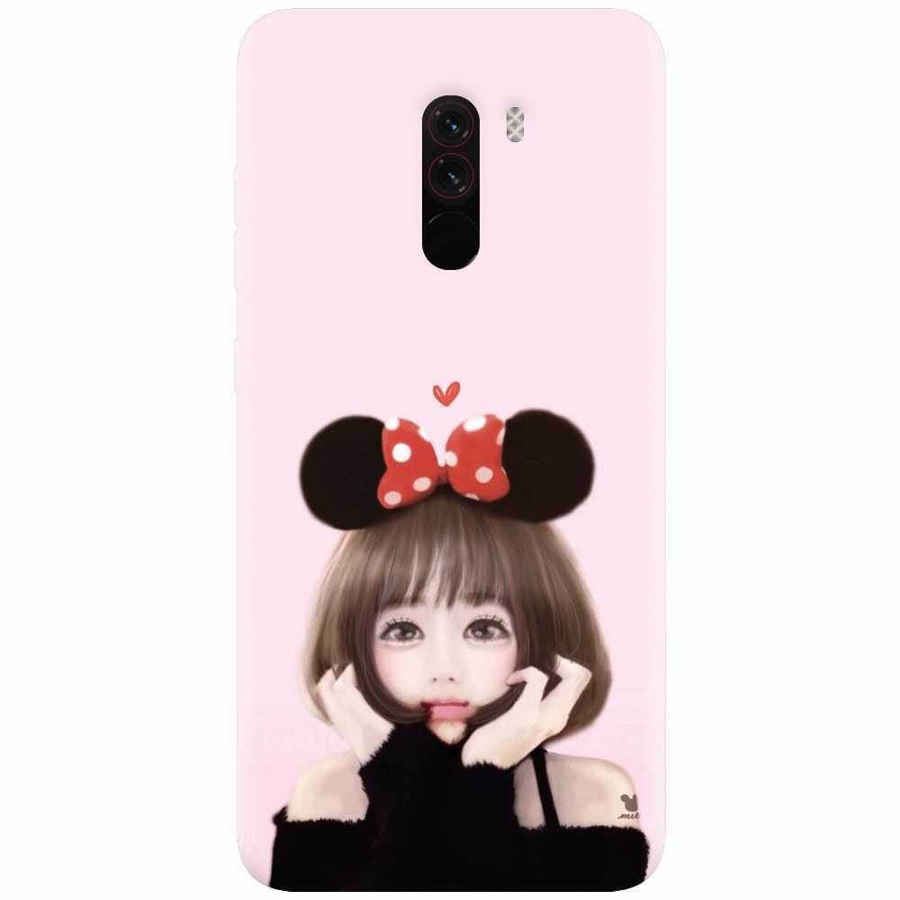 Husa silicon pentru Xiaomi Pocophone F1, Girly 002