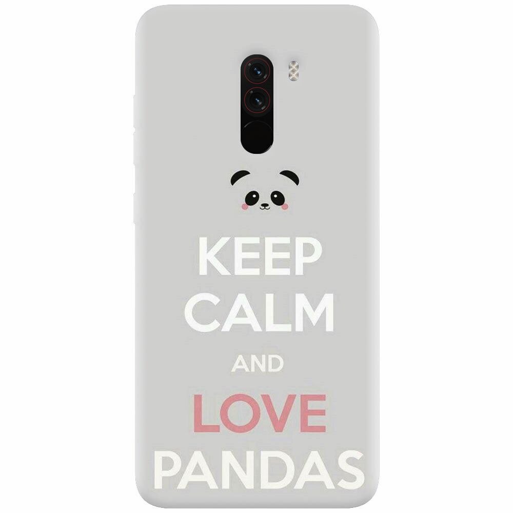 Husa silicon pentru Xiaomi Pocophone F1, Panda Phone