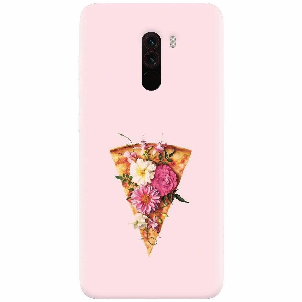 Husa silicon pentru Xiaomi Pocophone F1, Flower Pizza