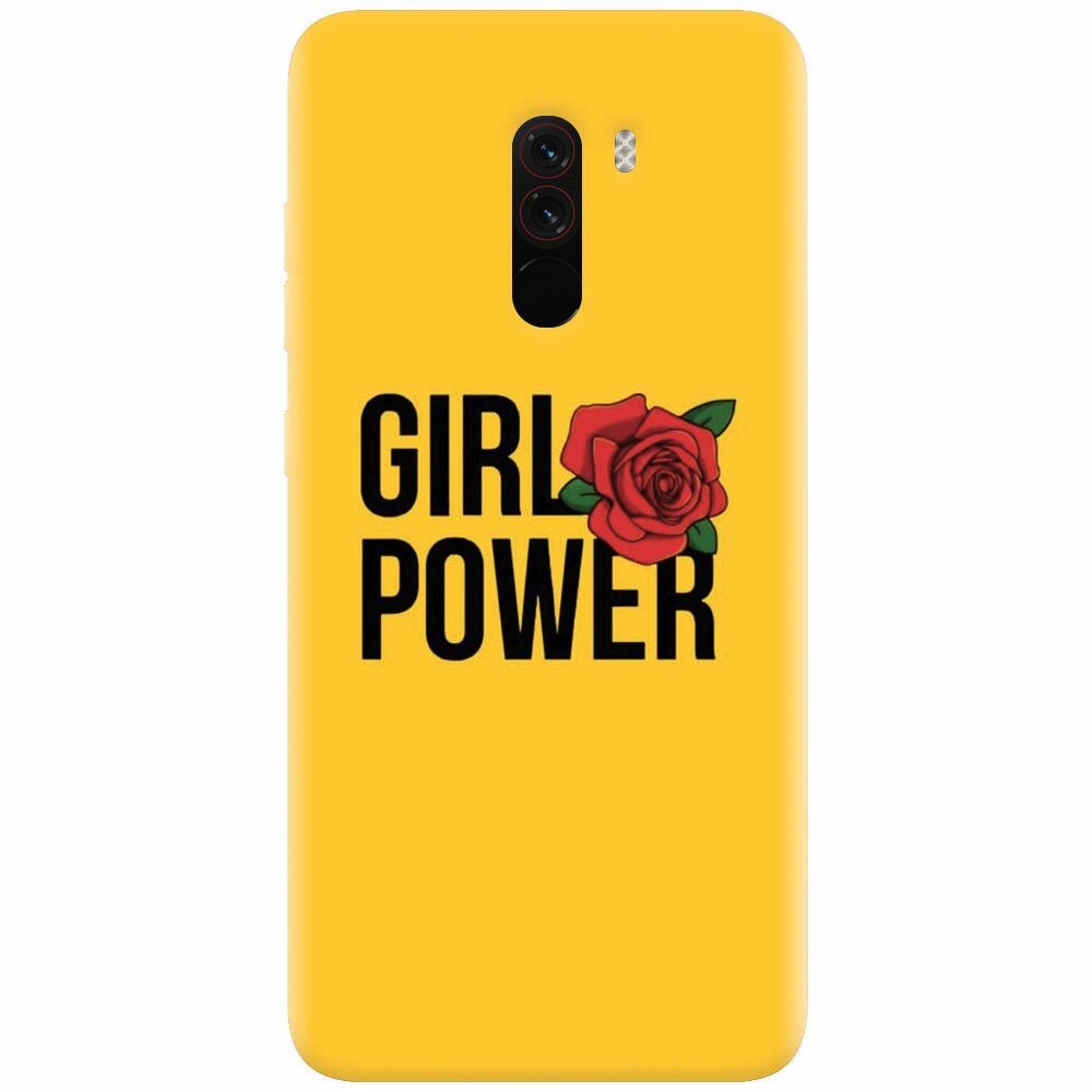 Husa silicon pentru Xiaomi Pocophone F1, Girl Power