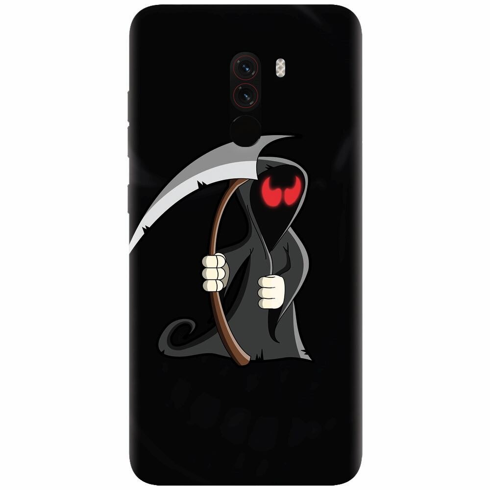 Husa silicon pentru Xiaomi Pocophone F1, Grim Reaper