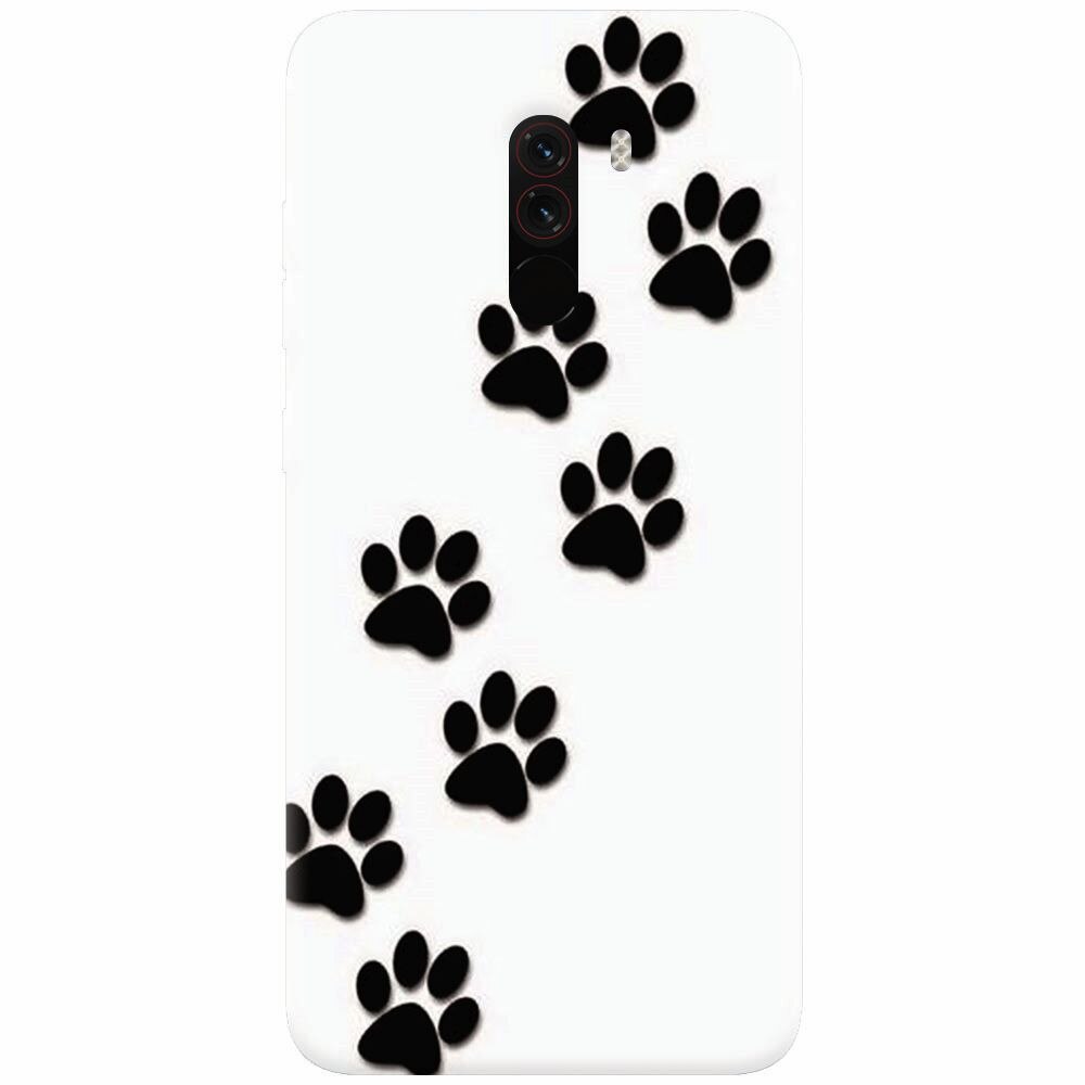Husa silicon pentru Xiaomi Pocophone F1, Dog Mark