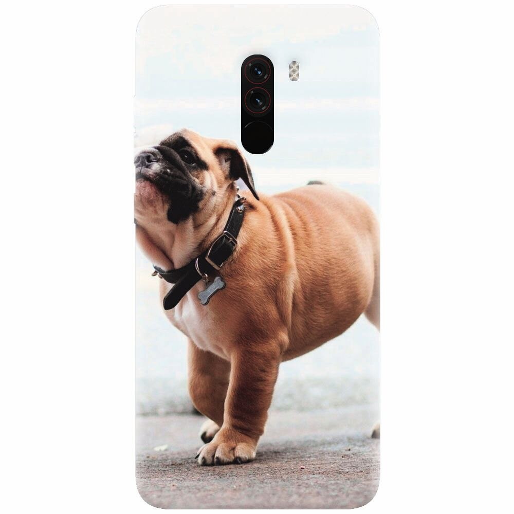 Husa silicon pentru Xiaomi Pocophone F1, Little Dog Puppy Animal
