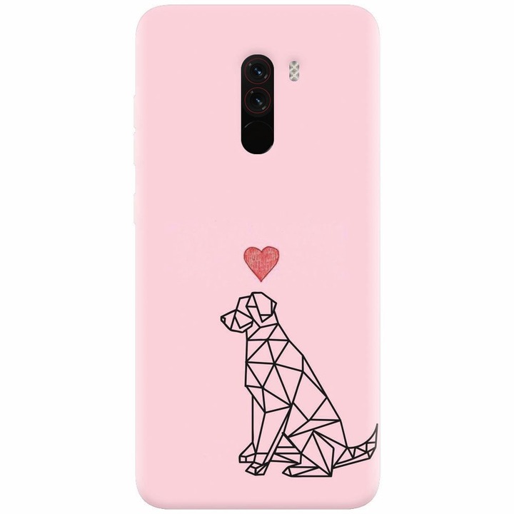 Husa silicon pentru Xiaomi Pocophone F1, Love Dog