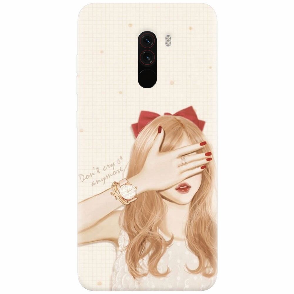 Husa silicon pentru Xiaomi Pocophone F1, Dont Cry Anymore