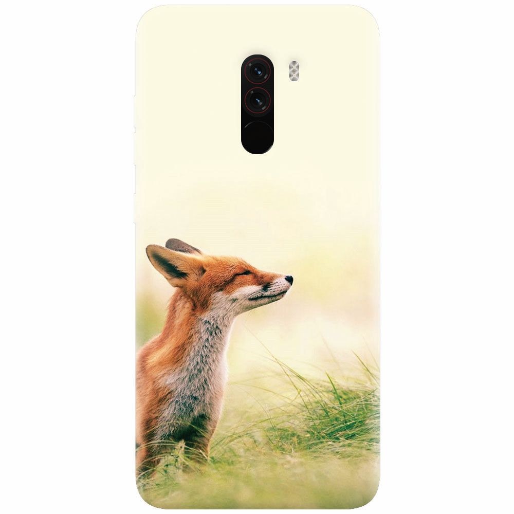 Husa silicon pentru Xiaomi Pocophone F1, Fox Scenting Breeze