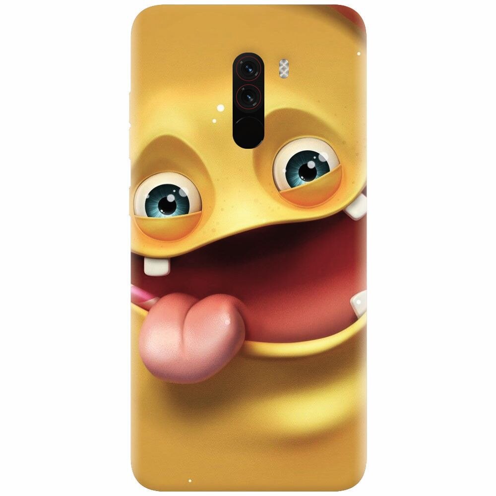 Husa silicon pentru Xiaomi Pocophone F1, Cute Monster