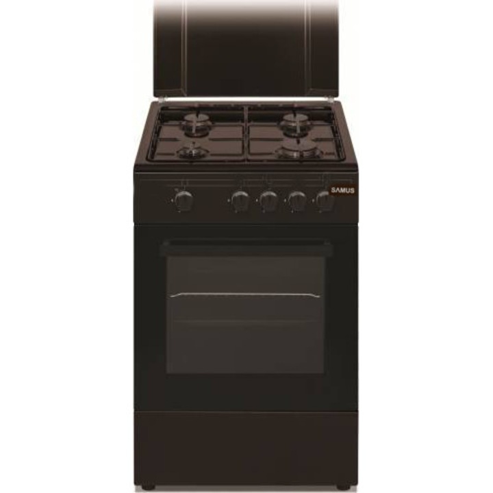 Samus SM 450 MBS Tűzhely, 4 égő, 3 év garancia, Barna